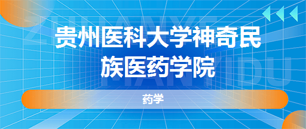 贵州医科大学神奇民族医药学院药学专业好不好全国排名专业介绍网友