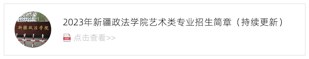 2023新疆政法学院艺术类招生简章,艺考招生简章,2023校考招生简章