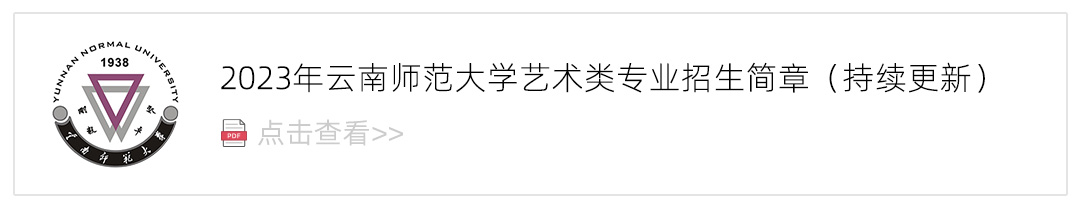 2023云南师范大学艺术类招生简章,艺考招生简章,2023校考招生简章